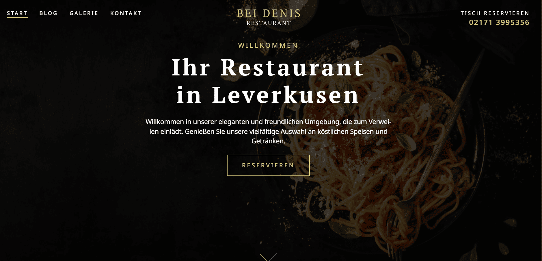 Vorschau der Website Bei Denis Restaurant