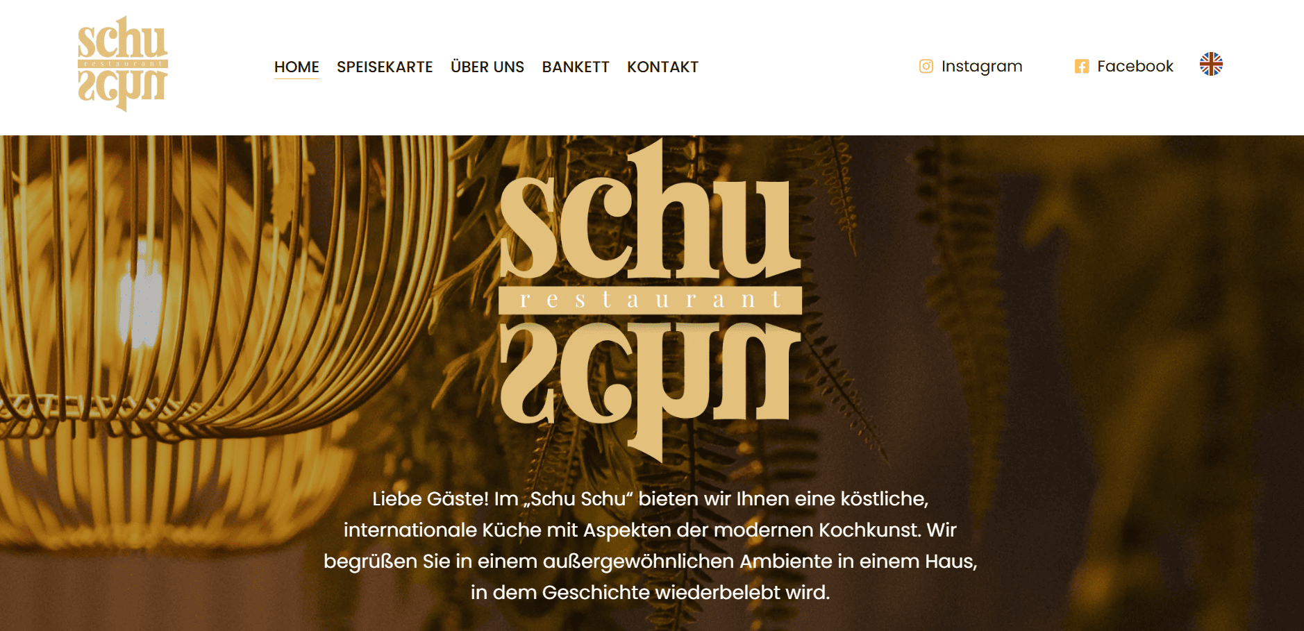 Vorschau der Website SchuSchu Restaurant