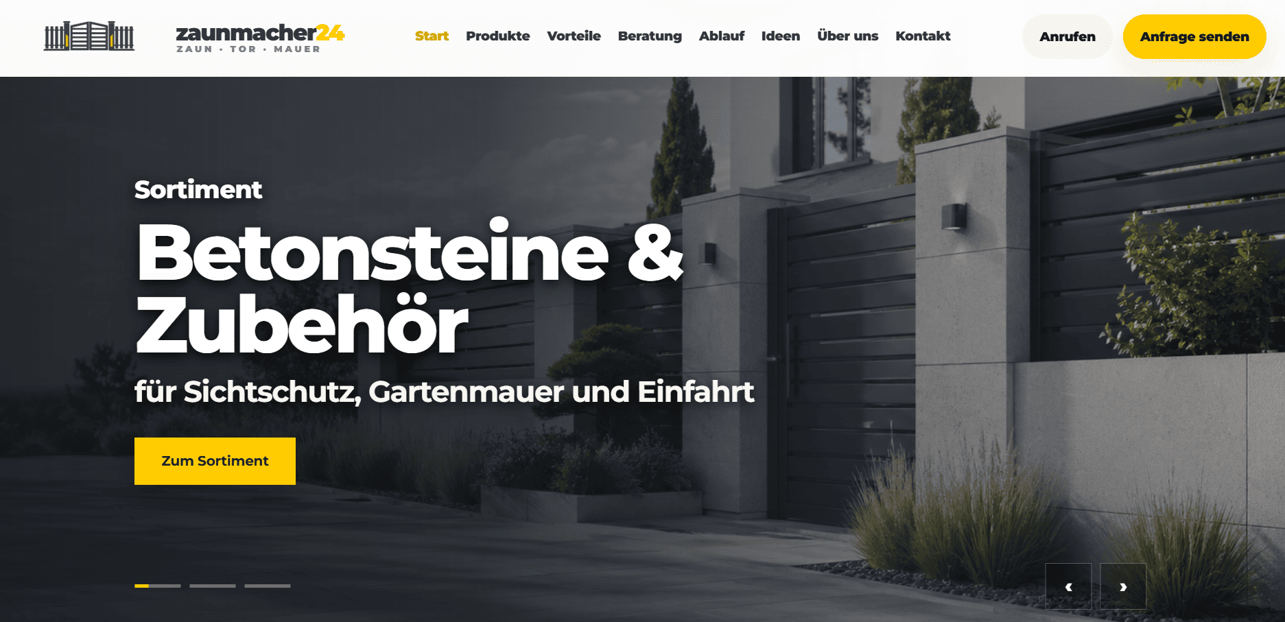 Vorschau der Website Zaunmacher24