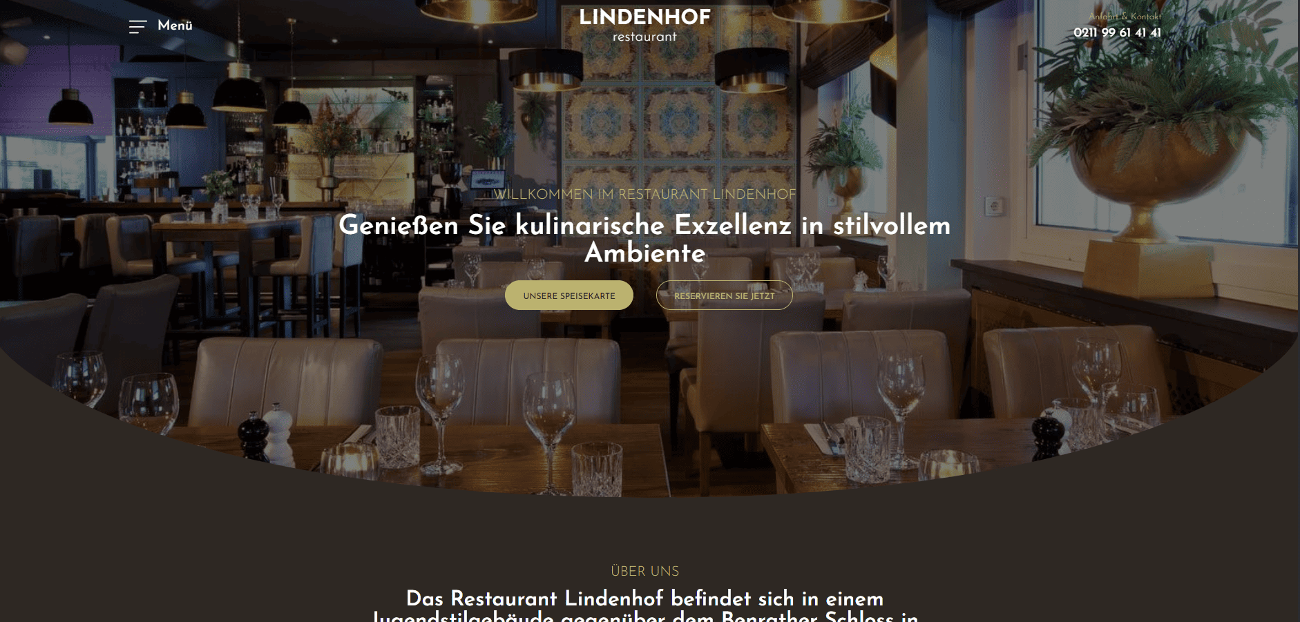 Vorschau der Website Lindenhof Benrath